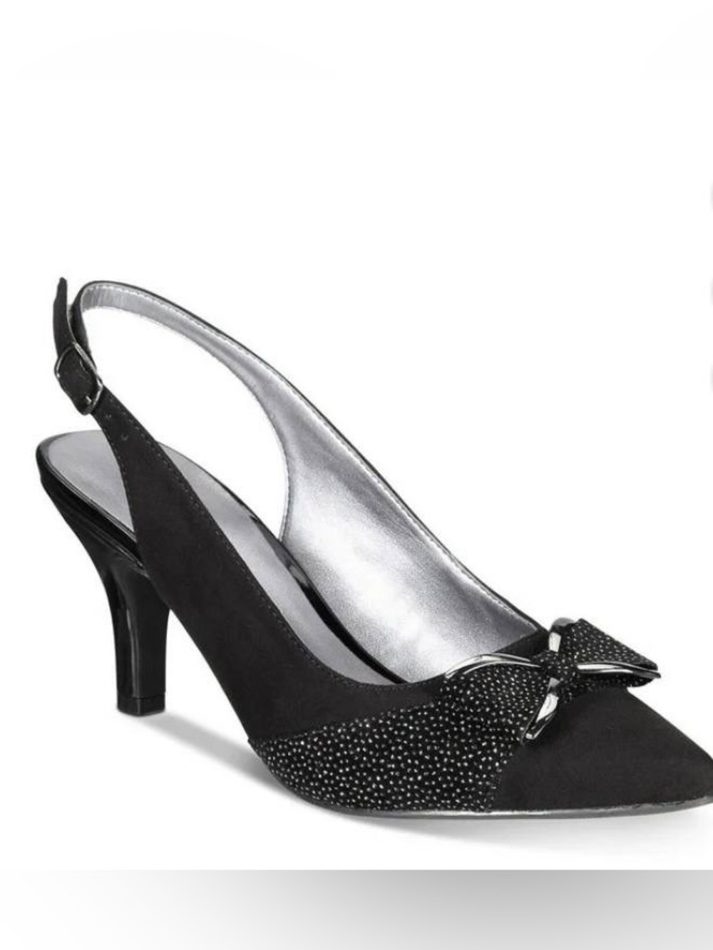 Karen Scott Women's Gladiss Slingback Pumps Black size 10